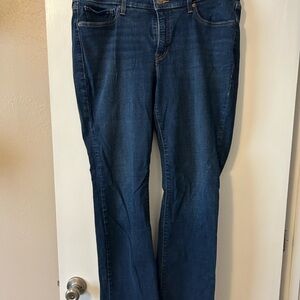 Signature by Levi Strauss Dark Blue Straight Leg Jeans
